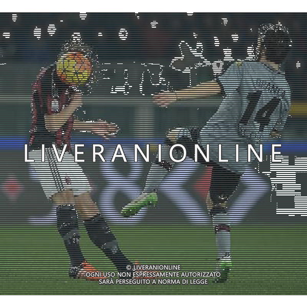Coppa Italia TIM Cup 2015/2016 Semifinale Andata Torino - 26.01.2016 Alessandria-Milan Nella Foto: andrea poli e simone branca /Ph.Vitez-Ag. Aldo Liverani