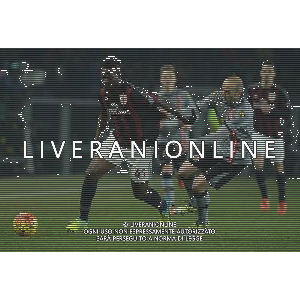 Coppa Italia TIM Cup 2015/2016 Semifinale Andata Torino - 26.01.2016 Alessandria-Milan Nella Foto: roberto sabato e mario balotelli /Ph.Vitez-Ag. Aldo Liverani