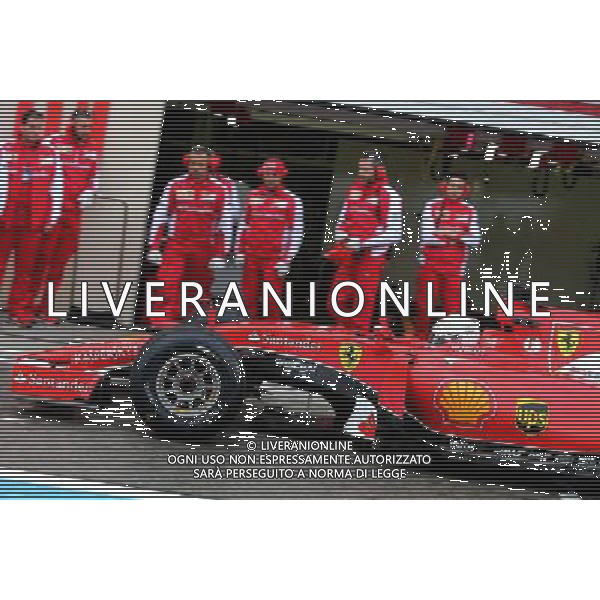 Sebastian Vettel (GER), Scuderia Ferrari 26.01.2016. Formula One Pirelli Wet Weather Testing, Paul Ricard, France. Tuesday. /AGENZIA ALDO LIVERANI Sas - ITALY ONLY - EDITORIAL USE ONLY