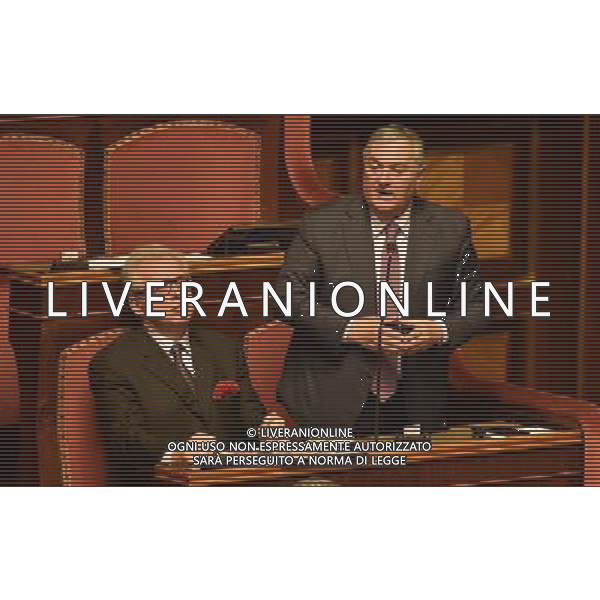 Discussione della mozione di sfiducia al Governo Renzi - Palazzo Madama - Roma - 27.01.2016 - nella foto: Vincenzo D\'Anna e Lucio Barani / Ph.Corradetti - Ag. Aldo Liverani Sas / AGENZIA ALDO LIVERANI SAS 