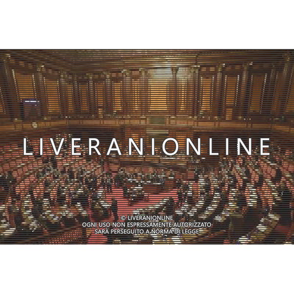 Discussione della mozione di sfiducia al Governo Renzi - Palazzo Madama - Roma - 27.01.2016 nella foto: L\'aula del Senato / Ph.Corradetti - Ag. Aldo Liverani Sas 
