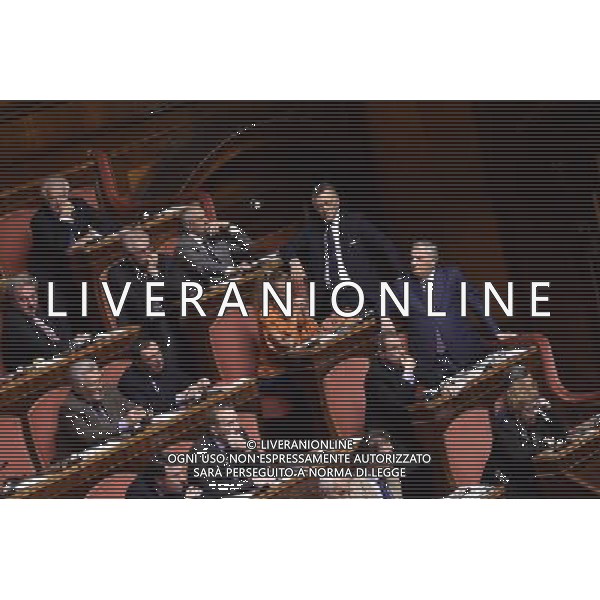 Discussione della mozione di sfiducia al Governo Renzi - Palazzo Madama - Roma - 27.01.2016 nella foto: Il gruppo dei Verdiani / Ph.Corradetti - Ag. Aldo Liverani Sas 