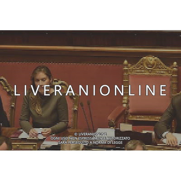 Discussione della mozione di sfiducia al Governo Renzi - Palazzo Madama - Roma - 27.01.2016 nella foto: Maria Elena Boschi / Ph.Corradetti - Ag. Aldo Liverani Sas 