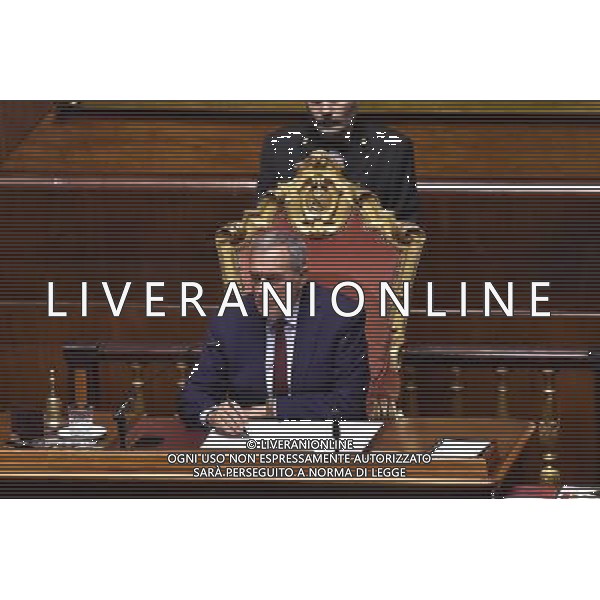 Discussione della mozione di sfiducia al Governo Renzi - Palazzo Madama - Roma - 27.01.2016 nella foto: Piero Grasso / Ph.Corradetti - Ag. Aldo Liverani Sas 