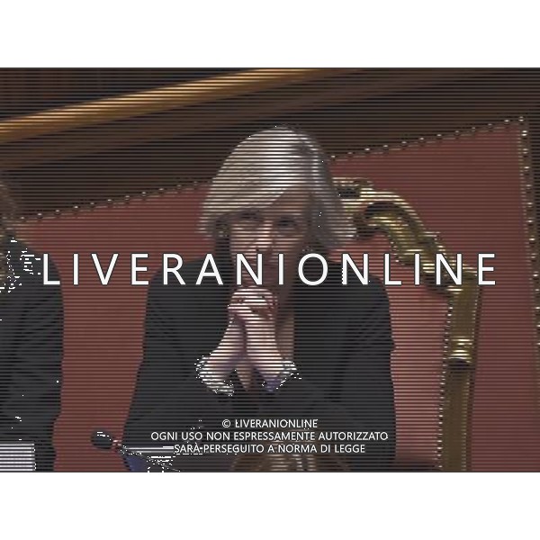 Discussione della mozione di sfiducia al Governo Renzi - Palazzo Madama - Roma - 27.01.2016 nella foto: Stefania Giannini / Ph.Corradetti - Ag. Aldo Liverani Sas 