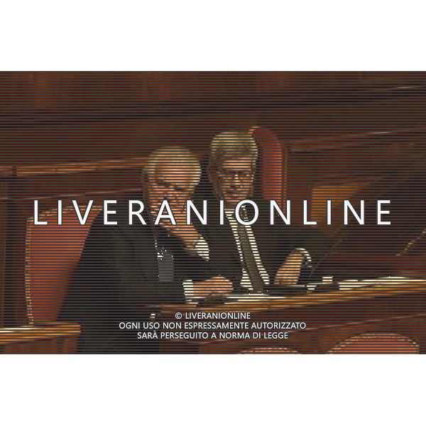 Discussione della mozione di sfiducia al Governo Renzi - Palazzo Madama - Roma - 27.01.2016 nella foto: Denis Verdini / Ph.Corradetti - Ag. Aldo Liverani Sas 