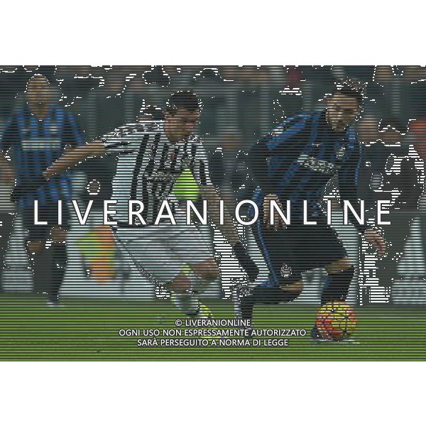 Coppa Italia TIM Cup 2015/2016 Semifinale Andata Torino - 27.01.2016 Juventus-Inter Nella Foto:d\'ambrosio mandzukic /Ph.Vitez-Ag. Aldo Liverani