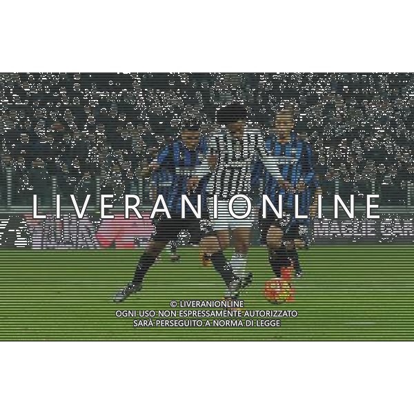 Coppa Italia TIM Cup 2015/2016 Semifinale Andata Torino - 27.01.2016 Juventus-Inter Nella Foto:fallo del rigore di murillo su cuadrado /Ph.Vitez-Ag. Aldo Liverani