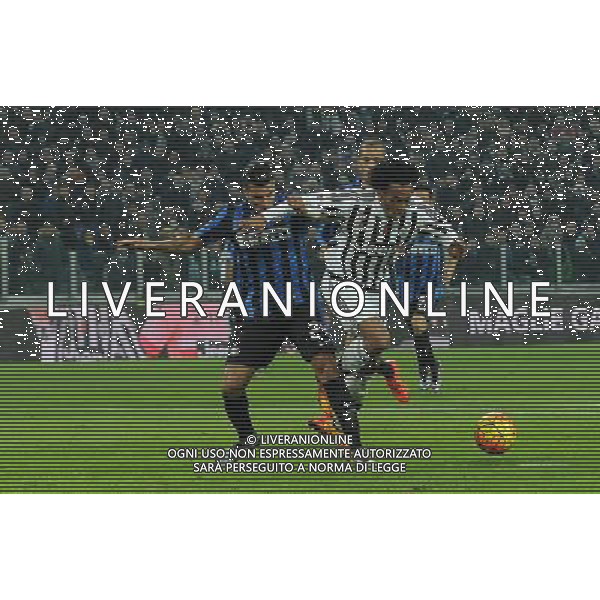 Coppa Italia TIM Cup 2015/2016 Semifinale Andata Torino - 27.01.2016 Juventus-Inter Nella Foto:fallo del rigore di murillo su cuadrado /Ph.Vitez-Ag. Aldo Liverani