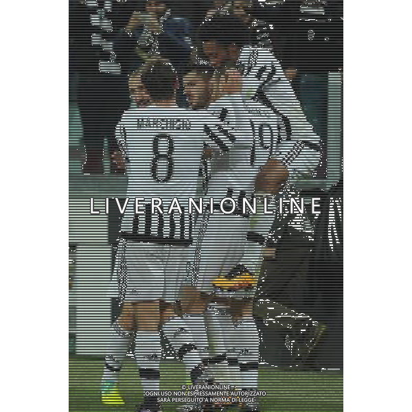 Coppa Italia TIM Cup 2015/2016 Semifinale Andata Torino - 27.01.2016 Juventus-Inter Nella Foto: esultanza dopo il gol su rigore di alvaro morata del 1-0 /Ph.Vitez-Ag. Aldo Liverani