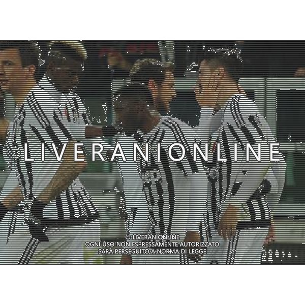 Coppa Italia TIM Cup 2015/2016 Semifinale Andata Torino - 27.01.2016 Juventus-Inter Nella Foto: esultanza dopo il gol su rigore di alvaro morata del 1-0 con marchisio /Ph.Vitez-Ag. Aldo Liverani