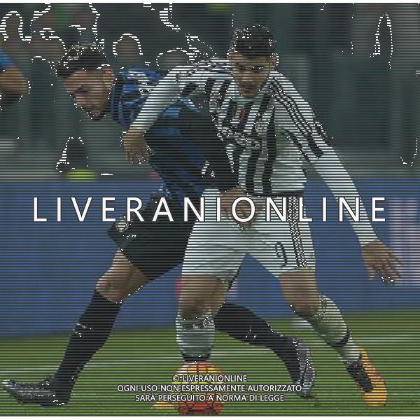 Coppa Italia TIM Cup 2015/2016 Semifinale Andata Torino - 27.01.2016 Juventus-Inter Nella Foto:morata d\'ambrosio /Ph.Vitez-Ag. Aldo Liverani