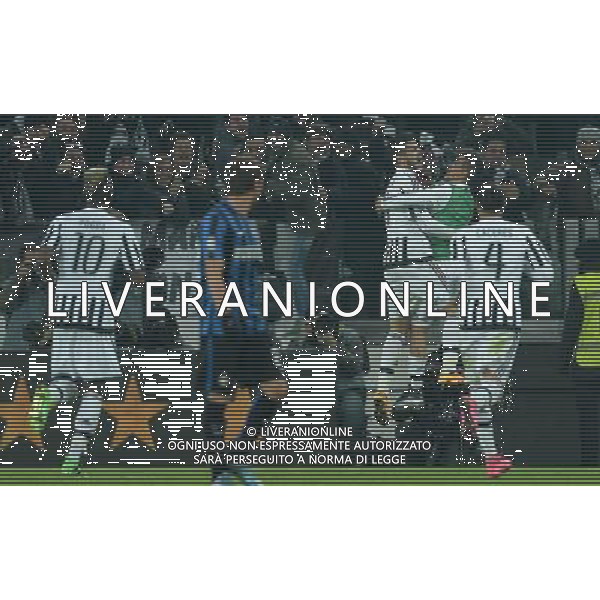 Coppa Italia TIM Cup 2015/2016 Semifinale Andata Torino - 27.01.2016 Juventus-Inter Nella Foto: esultanza dopo il secondo gol di alvaro morata /Ph.Vitez-Ag. Aldo Liverani