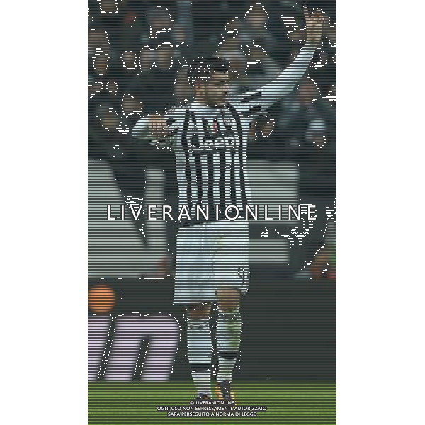 Coppa Italia TIM Cup 2015/2016 Semifinale Andata Torino - 27.01.2016 Juventus-Inter Nella Foto: esultanza dopo il secondo gol di alvaro morata /Ph.Vitez-Ag. Aldo Liverani