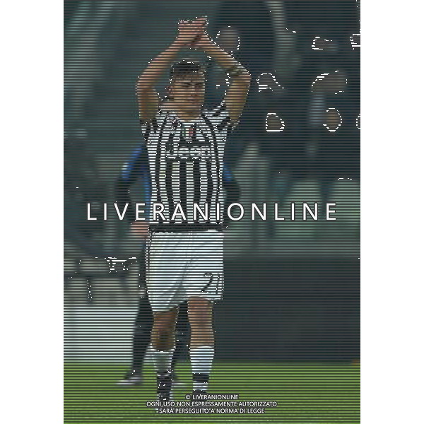 Coppa Italia TIM Cup 2015/2016 Semifinale Andata Torino - 27.01.2016 Juventus-Inter Nella Foto:dybala esultanza dopo il gol /Ph.Vitez-Ag. Aldo Liverani