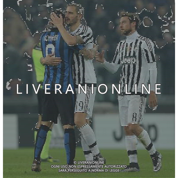 Coppa Italia TIM Cup 2015/2016 Semifinale Andata Torino - 27.01.2016 Juventus-Inter Nella Foto:Mauro Icardi-Leonardo Bonucci /Ph.Vitez-Ag. Aldo Liverani
