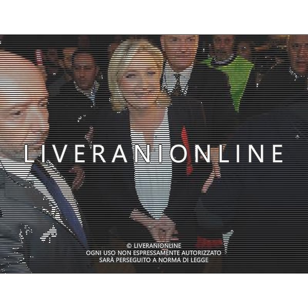 Covegno Enf Europe of Nations and Freedom - Piu\' liberi piu\' forti. Un\'altra Europa e\' possibile Milano - 28.01.2016 Nella Foto:Marie Le Pen /Ph.Vitez-Ag. Aldo Liverani