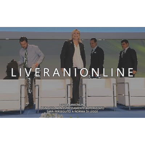 Covegno Enf Europe of Nations and Freedom - Piu\' liberi piu\' forti. Un\'altra Europa e\' possibile Milano - 28.01.2016 Nella Foto:Matteo Salvini e Marie Le Pen /Ph.Vitez-Ag. Aldo Liverani