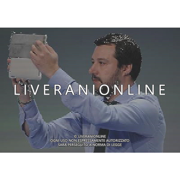 Covegno Enf Europe of Nations and Freedom - Piu\' liberi piu\' forti. Un\'altra Europa e\' possibile Milano - 28.01.2016 Nella Foto:Matteo Salvini /Ph.Vitez-Ag. Aldo Liverani