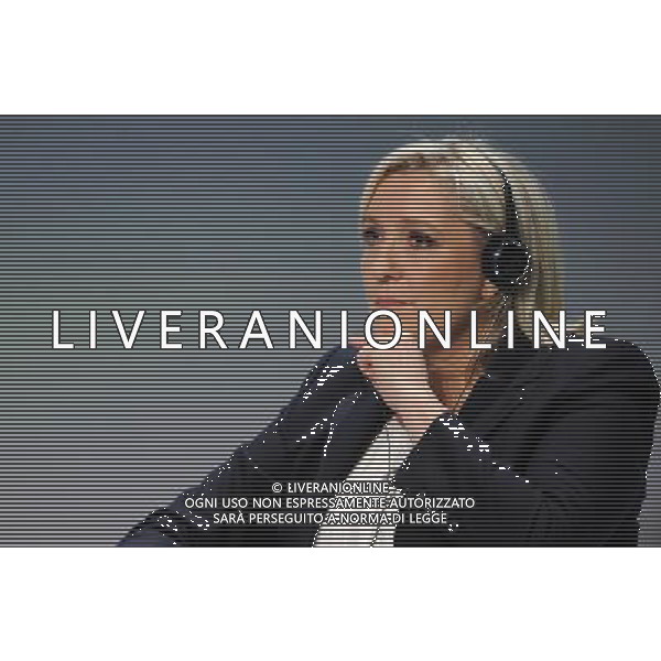 Covegno Enf Europe of Nations and Freedom - Piu\' liberi piu\' forti. Un\'altra Europa e\' possibile Milano - 28.01.2016 Nella Foto:Marie Le Pen /Ph.Vitez-Ag. Aldo Liverani