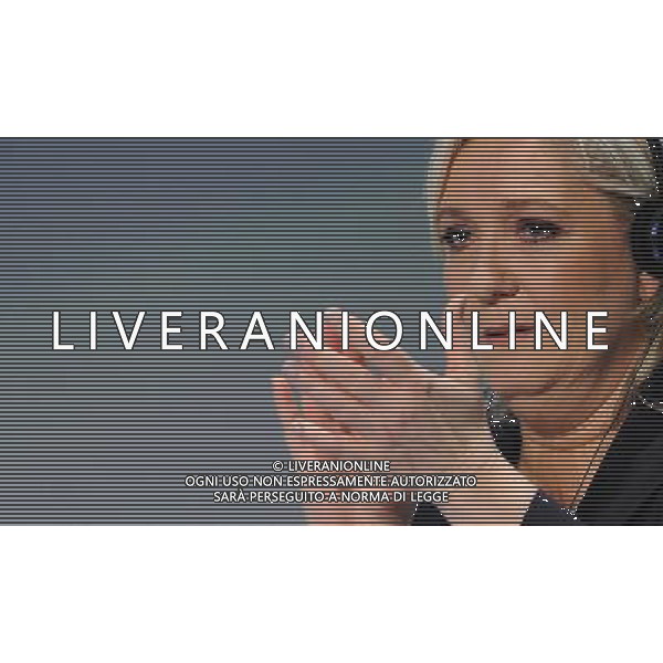Covegno Enf Europe of Nations and Freedom - Piu\' liberi piu\' forti. Un\'altra Europa e\' possibile Milano - 28.01.2016 Nella Foto:Marie Le Pen /Ph.Vitez-Ag. Aldo Liverani