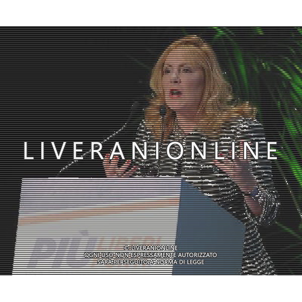Covegno Enf Europe of Nations and Freedom - Piu\' liberi piu\' forti. Un\'altra Europa e\' possibile Milano - 28.01.2016 Nella Foto:Atkinson Janice Regno Unito /Ph.Vitez-Ag. Aldo Liverani
