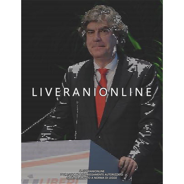 Covegno Enf Europe of Nations and Freedom - Piu\' liberi piu\' forti. Un\'altra Europa e\' possibile Milano - 28.01.2016 Nella Foto:De Graff Marcel Olanda /Ph.Vitez-Ag. Aldo Liverani