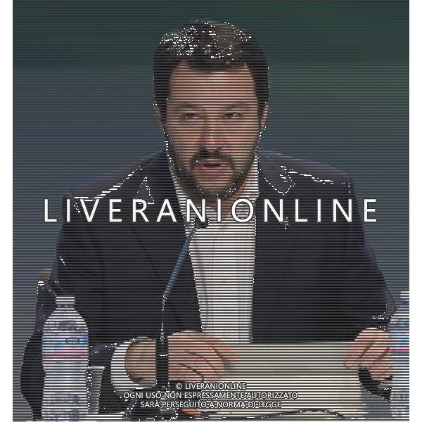 Covegno Enf Europe of Nations and Freedom - Piu\' liberi piu\' forti. Un\'altra Europa e\' possibile Conferenza Stampa Milano - 29.01.2016 Nella Foto:Matteo Salvini /Ph.Vitez-Ag. Aldo Liverani