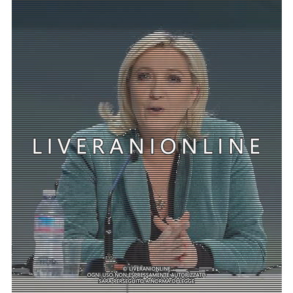 Covegno Enf Europe of Nations and Freedom - Piu\' liberi piu\' forti. Un\'altra Europa e\' possibile Conferenza Stampa Milano - 29.01.2016 Nella Foto:Marine Le Pen /Ph.Vitez-Ag. Aldo Liverani