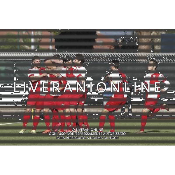RIMINI vs LUPA ROMA, Campionato Lega Pro, Girone B, 20» giornata, 30/01/2016, nella foto: L\'ESULTANZA DEL RIMINI, PER L\' 1 A 0, ph.Claudio Zamagni/AGENZIA ALDO LIVERANI S.A.S.