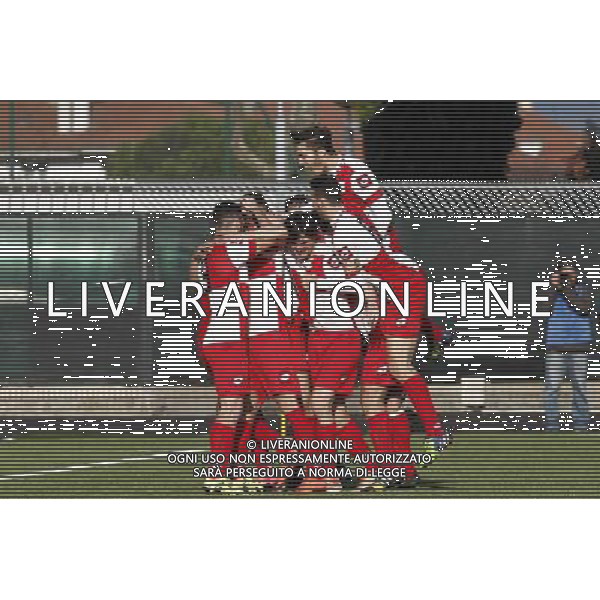 RIMINI vs LUPA ROMA, Campionato Lega Pro, Girone B, 20» giornata, 30/01/2016, nella foto: L\'ESULTANZA DEL RIMINI, PER L\' 1 A 0, ph.Claudio Zamagni/AGENZIA ALDO LIVERANI S.A.S.