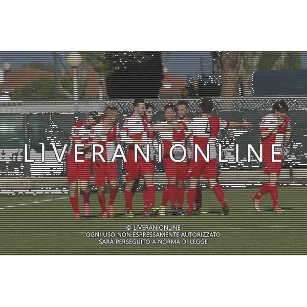 RIMINI vs LUPA ROMA, Campionato Lega Pro, Girone B, 20» giornata, 30/01/2016, nella foto: L\'ESULTANZA DEL RIMINI, PER L\' 1 A 0, ph.Claudio Zamagni/AGENZIA ALDO LIVERANI S.A.S.