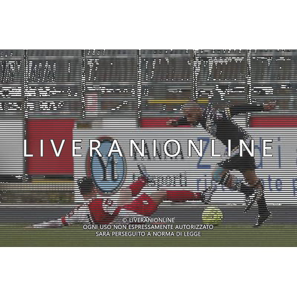 RIMINI vs LUPA ROMA, Campionato Lega Pro, Girone B, 20Âª giornata, 30/01/2016, nella foto: DI MOLFETTA, IN SCIVOLATA, ph.Claudio Zamagni/AGENZIA ALDO LIVERANI S.A.S.