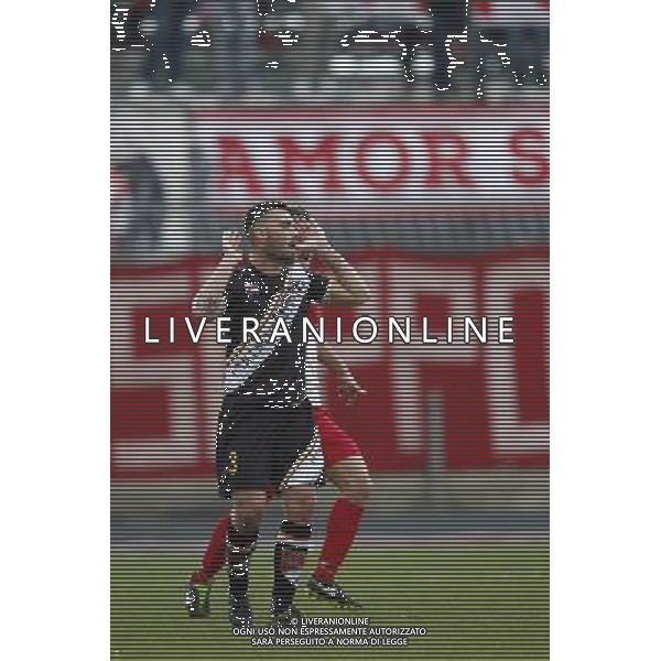 RIMINI vs LUPA ROMA, Campionato Lega Pro, Girone B, 20Âª giornata, 30/01/2016, nella foto: PASQUALONI, ALZA LE BRACCIA, ph.Claudio Zamagni/AGENZIA ALDO LIVERANI S.A.S.