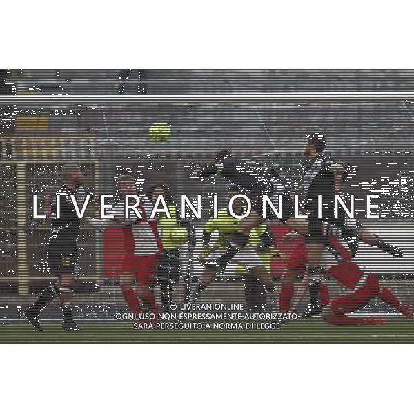 RIMINI vs LUPA ROMA, Campionato Lega Pro, Girone B, 20Âª giornata, 30/01/2016, nella foto: FABBRO DI TESTA NELLA PORTA DEL RIMINI, ph.Claudio Zamagni/AGENZIA ALDO LIVERANI S.A.S.
