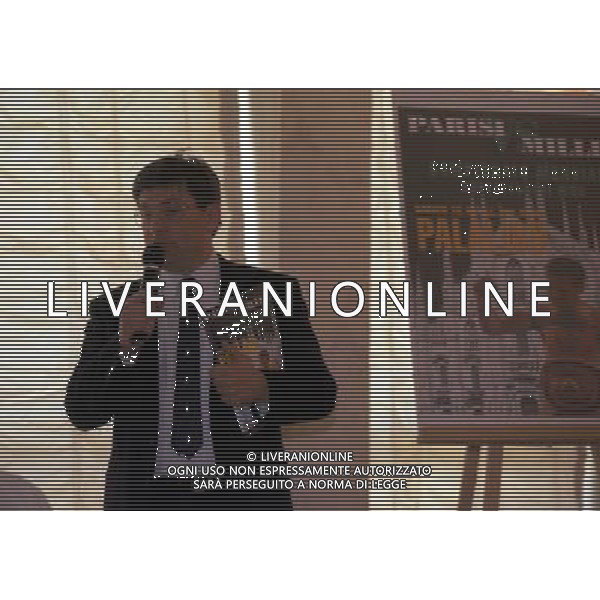 15-04-1997 MILANO TERRAZZA MARTINI CONFERENZA STAMPA GIOVANNI PARISI CON HAROLD MILLER NELLA FOTO DANIELE RADAELLI AG ALDO LIVERANI SAS