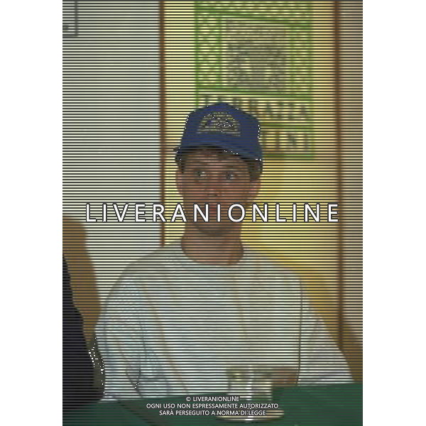 15-04-1997 MILANO TERRAZZA MARTINI CONFERENZA STAMPA GIOVANNI PARISI CON HAROLD MILLER NELLA FOTO HAROLD MILLER AG ALDO LIVERANI SAS