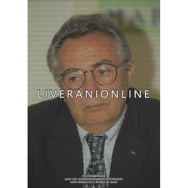 15-04-1997 MILANO TERRAZZA MARTINI CONFERENZA STAMPA GIOVANNI PARISI CON HAROLD MILLER NELLA FOTO CANDIDO CANNAVO AG ALDO LIVERANI SAS