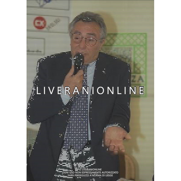 15-04-1997 MILANO TERRAZZA MARTINI CONFERENZA STAMPA GIOVANNI PARISI CON HAROLD MILLER NELLA FOTO CANDIDO CANNAVO AG ALDO LIVERANI SAS