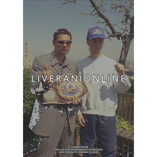 15-04-1997 MILANO TERRAZZA MARTINI CONFERENZA STAMPA GIOVANNI PARISI CON HAROLD MILLER NELLA FOTO GIOVANNI PARISI CON HAROLD MILLER AG ALDO LIVERANI SAS