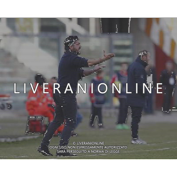 ANCONA vs PISA, Campionato di Calcio Lega Pro, Girone B, 20» giornata, 31/01/2016, nella foto: L\'ALLENATORE, GENNARO GATTUSO, ph.Claudio Zamagni/AGENZIA ALDO LIVERANI S.A.S.