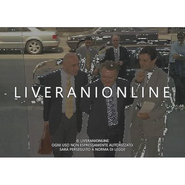 MILANO 04-08-1997 LEGA CALCIO VIA ROSSELLINI NELLA FOTO ADRIANO GALLIANI E RICCARDO SOGLIANO AG ALDO LIVERANI SAS