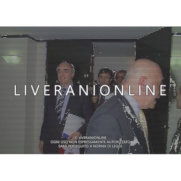 10-01-1997 MILANO LEGA CALCIO VIA ROSSELLINI NELLA FOTO ANTONIO GIRAUDO E ADRIANO GALLIANI AG ALDO LIVERANI SAS