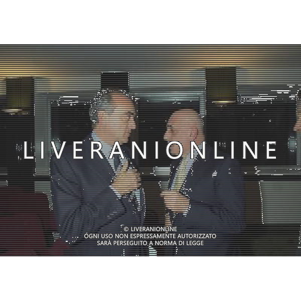 10-01-1997 MILANO LEGA CALCIO VIA ROSSELLINI NELLA FOTO ANTONIO GIRAUDO E ADRIANO GALLIANI AG ALDO LIVERANI SAS