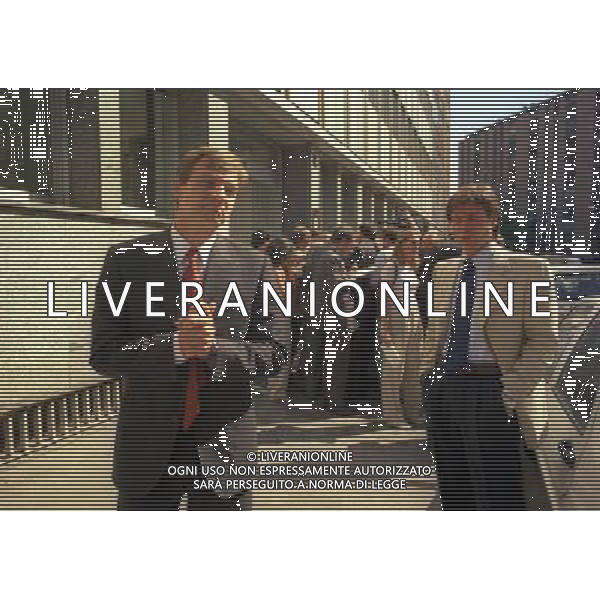 MILANO 15-07-1997 LEGA CALCIO VIA ROSSELLINI NELLA FOTO STEFANO TANZI CON GABRIELE ORIALI AG ALDO LIVERANI SAS