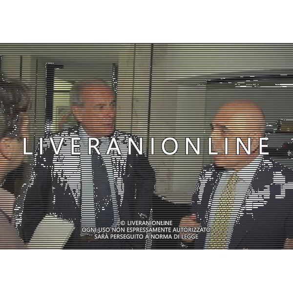 MILANO 15-07-1997 LEGA CALCIO VIA ROSSELLINI NELLA FOTO GIUSEPPE GAZZONI FRASCARA E ADRIANO GALLIANI AG ALDO LIVERANI SAS