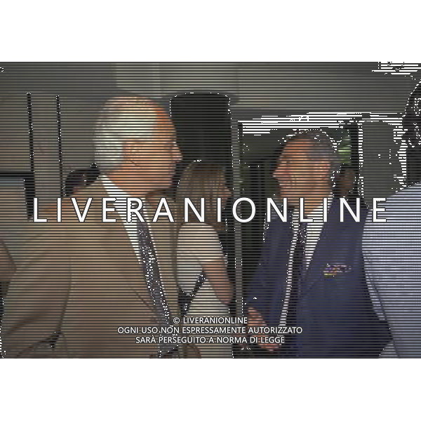 MILANO 15-07-1997 LEGA CALCIO VIA ROSSELLINI NELLA FOTO OSCAR DAMIANI E ROBERTO BETTEGA AG ALDO LIVERANI SAS