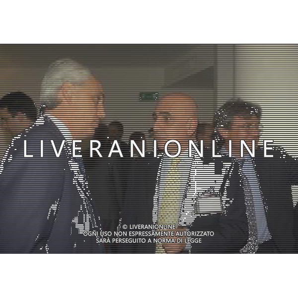 MILANO 15-11-1996 LEGA CALCIO VIA ROSSELLINI NELLA FOTO ROBERTO BETTEGA E ADRIANO GALLIANI AG ALDO LIVERANI SAS