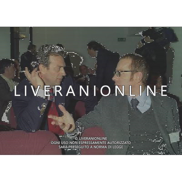 MILANO 15-11-1996 LEGA CALCIO VIA ROSSELLINI NELLA FOTO MASSIMO CELLINO CON ENRICO MANTOVANI AG ALDO LIVERANI SAS