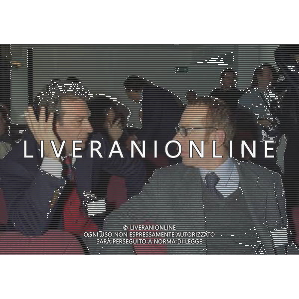 MILANO 15-11-1996 LEGA CALCIO VIA ROSSELLINI NELLA FOTO MASSIMO CELLINO CON ENRICO MANTOVANI AG ALDO LIVERANI SAS